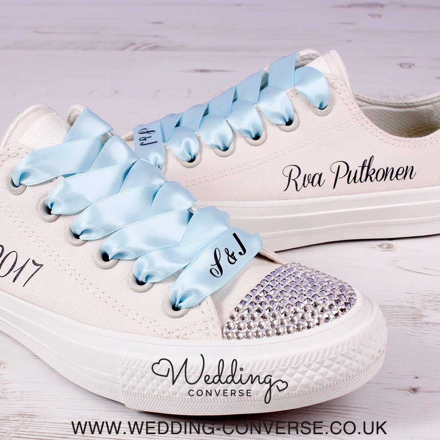personalised wedding converse
