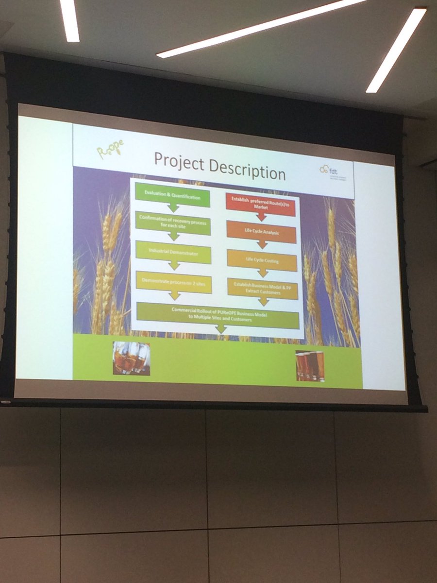 agst3wart's tweet photo. FDT consulting discussing the use of polyphenols; a waste stream for the food and drink industry. #circular #economy #IBioIC17 #impact https://t.co/v0ZCWzTnGX