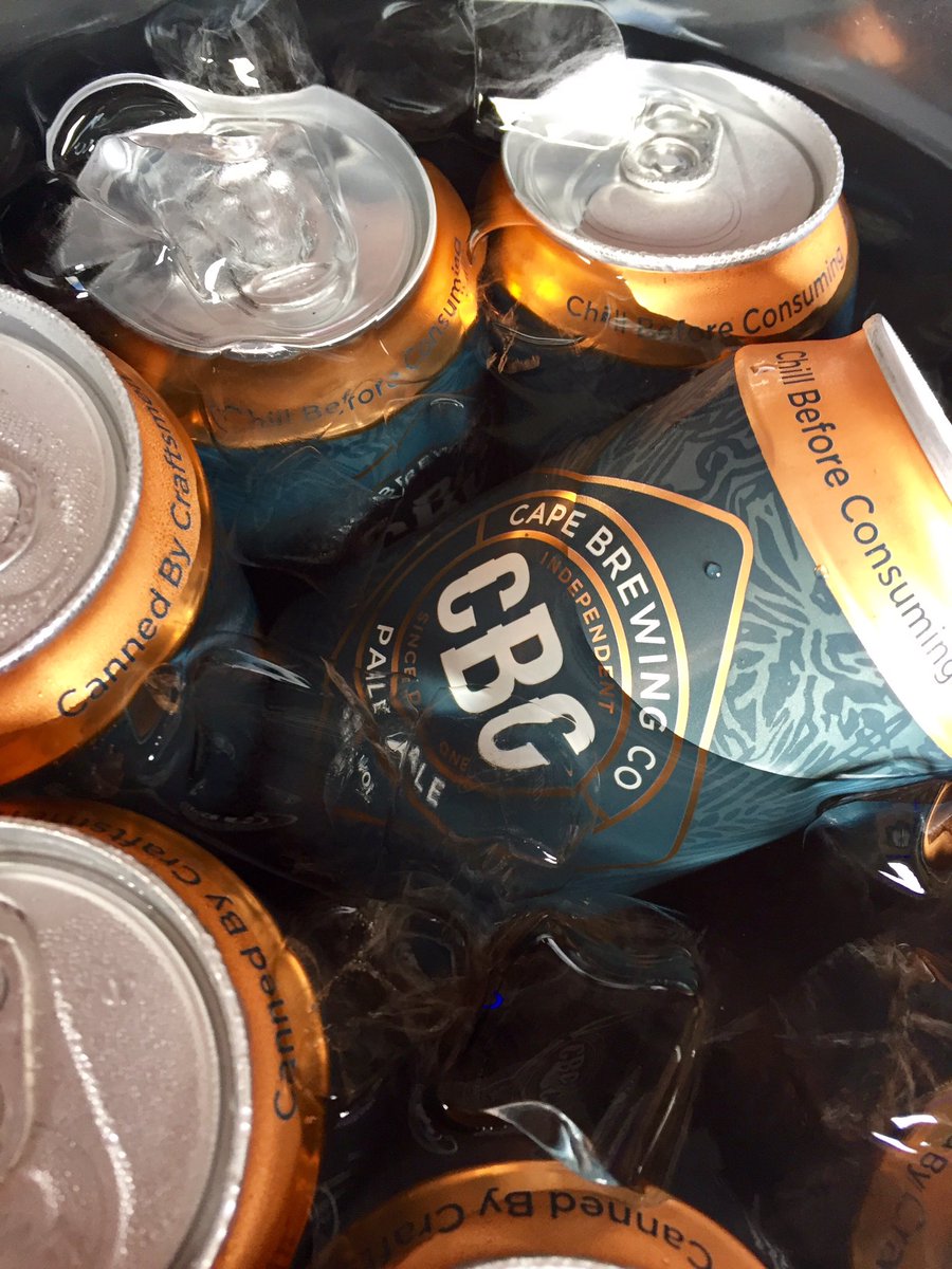 CapeBrewingCo's tweet photo. Ice cold & ready to quench your thirst for the best beer ever #CBCbeer #lovethecraft #cheers this weekend at @ctmotorshow https://t.co/OXgu8HvQPY
