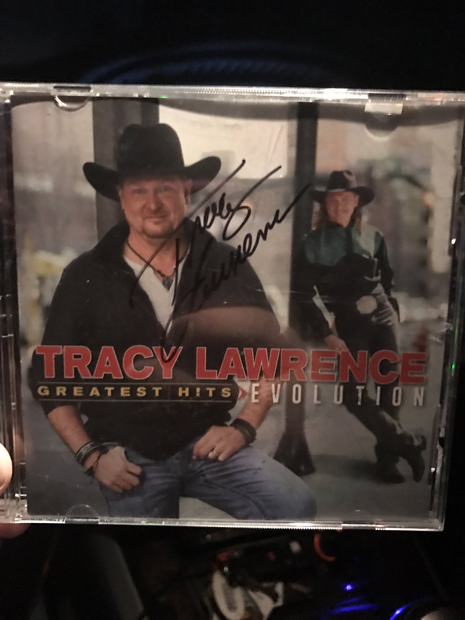 What I\m listening to driving to work in Honor of Birthday today! Happy Birthday Tracy! 