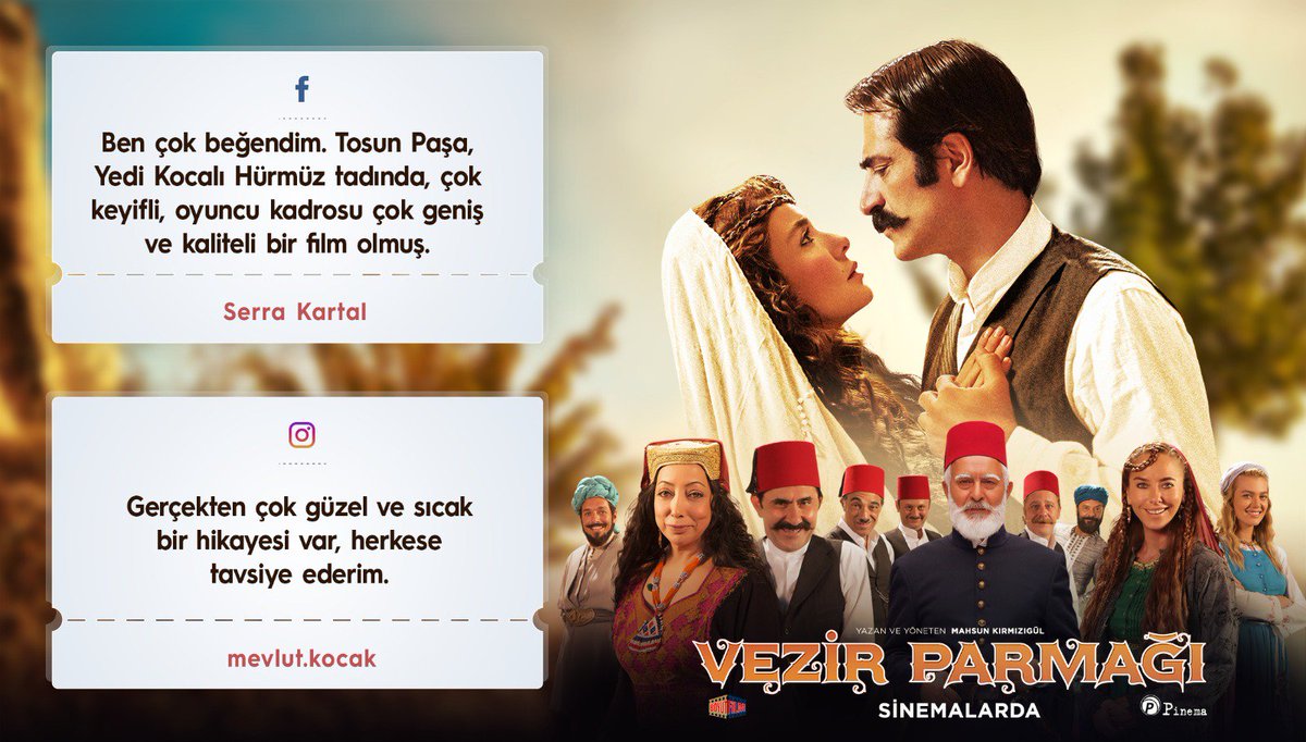 Sinema tutkunları, #VezirParmağı filmini çok sevdi! 🤗