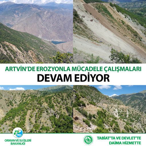 Artvin’de Erozyonla Mücadele Çalışmaları Devam Ediyor… bit.ly/2jYj80R