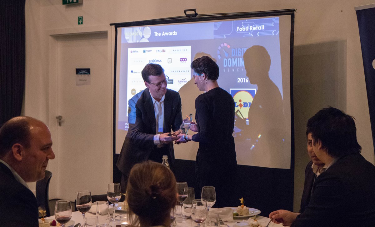 yonego's tweet photo. Congratulations @LidlBelgium you may call yourself the most Digital Dominant Food Retail brand in Belgium. #DDA2016 https://t.co/eJAgfeHDp4