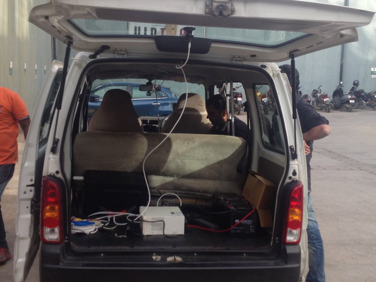 Our Team working on enabling one of the key elements (High Definition Maps) towards enabling Autonomous Car.