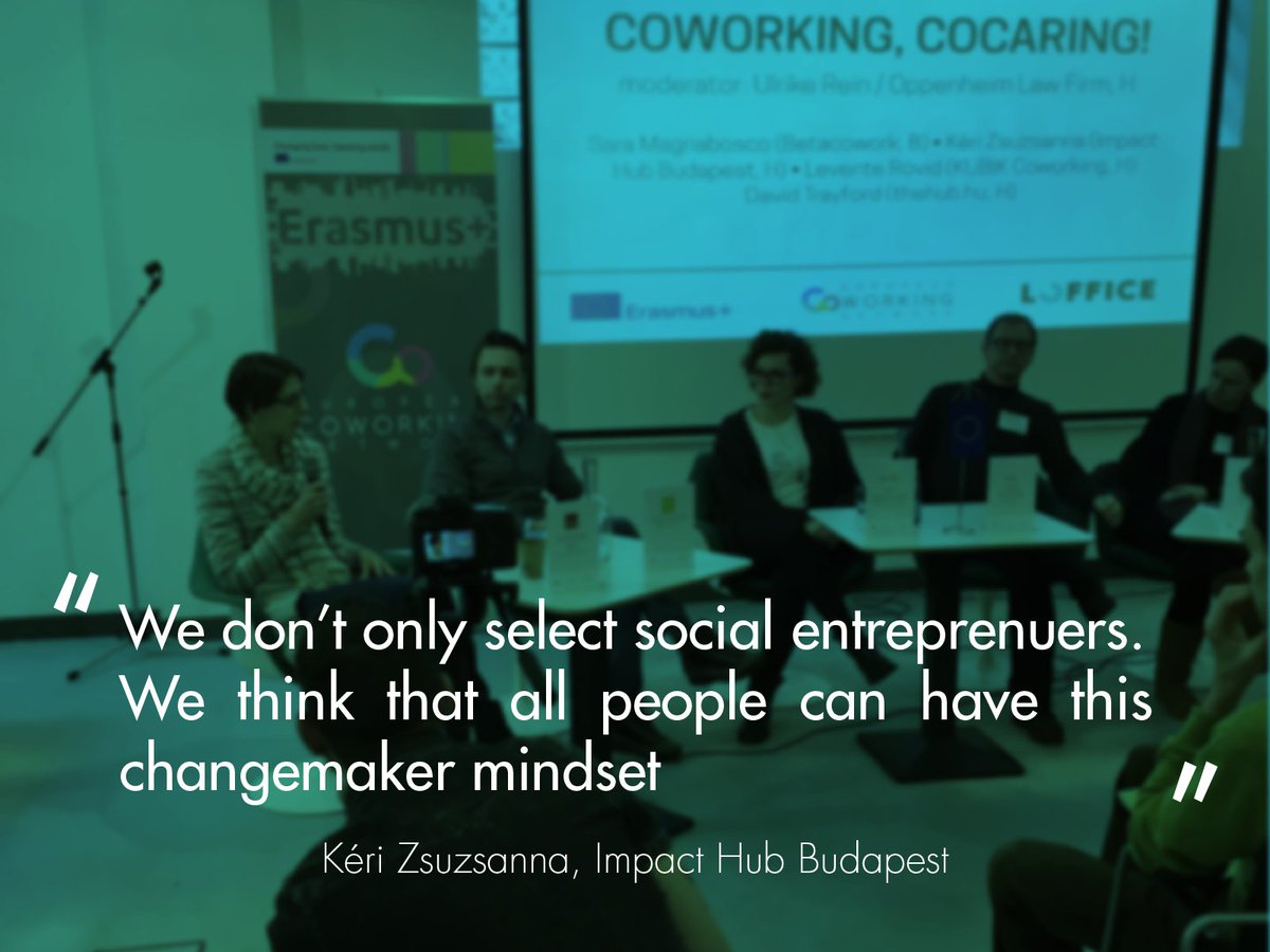 Great workshop yesterday on #coworking &amp; #cocaring in #Budapest w/ <a href="/ImpactHubBP/">Impact Hub Budapest</a> <a href="/LOFFICEbudapest/">LOFFICE Budapest</a> <a href="/thehubhu/">thehub.hu</a> <a href="/betacowork/">Betacowork Brussels Coworking</a> <a href="/deskmag/">DESKMAG</a> <a href="/cowork_net/">EU Cowork Network</a>
