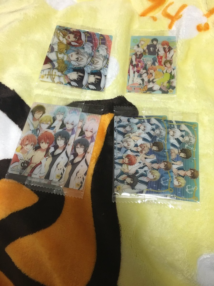 toreakayoro's tweet photo. IDOLiSH7 ウエハース カード
譲:1.2.10.12.15.16.18.19.22.21.23.24.26
求:ウエハース2   6.12以外
      ウエハース3   13←優先
異種でも対応可能
郵送交換のみ対応
#IDOLiSH7
#ウエハース
#カード https://t.co/9gEDlw96Vg
