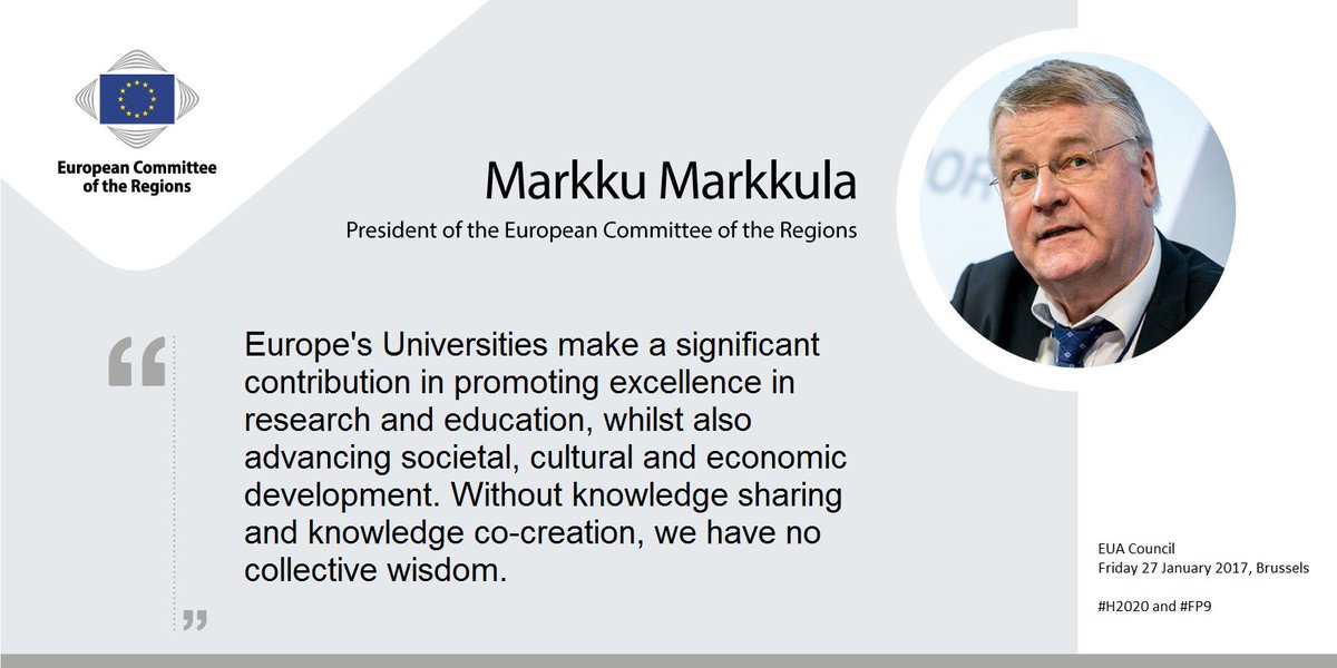 Very fruitful discussion w/ <a href="/euatweets/">EUA</a> Council on #Horizon2020 and #FP9: let's keep up the discussion &amp; working for the future of Europe