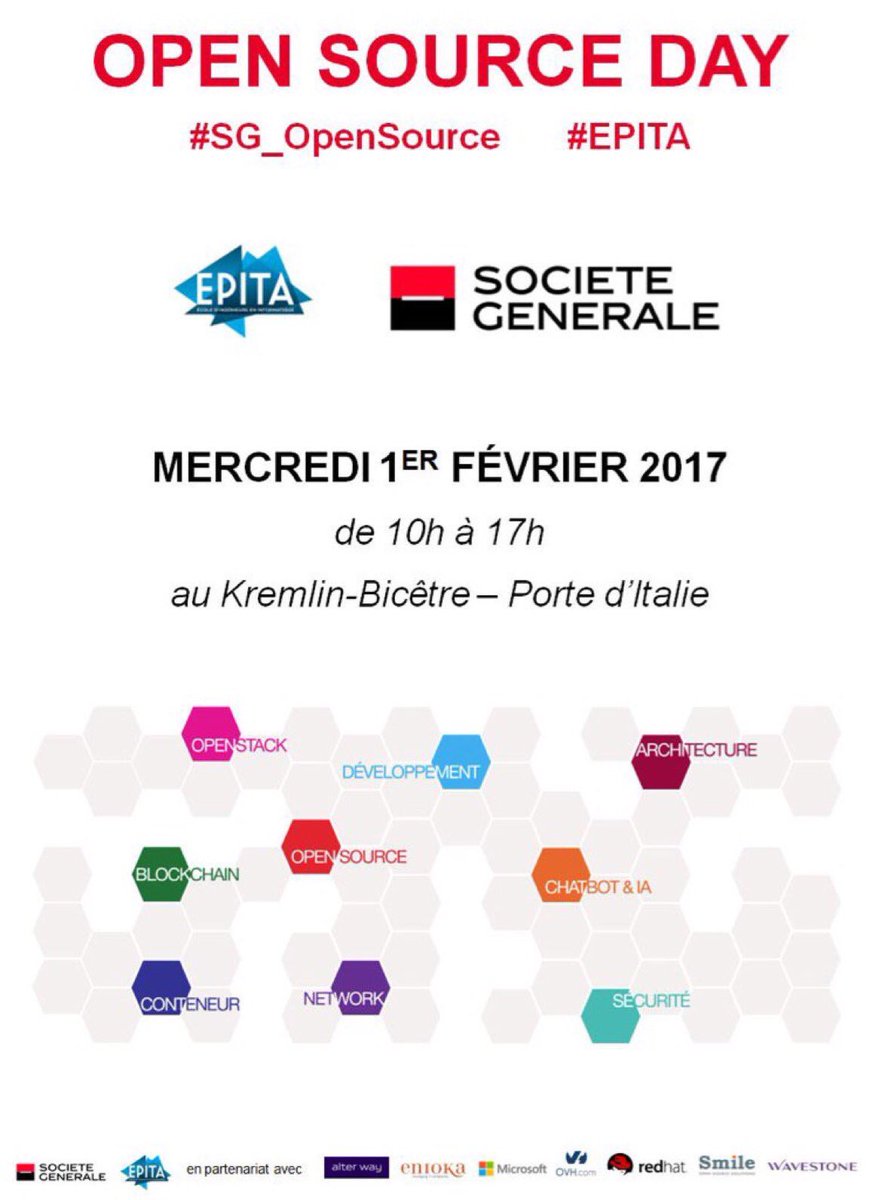 ebaviere's tweet photo. J'interviendrais sur les usages des robots humanoïdes puis le Big Data pour les banques #sg_opensource #epita https://t.co/uSUSYCGvEy