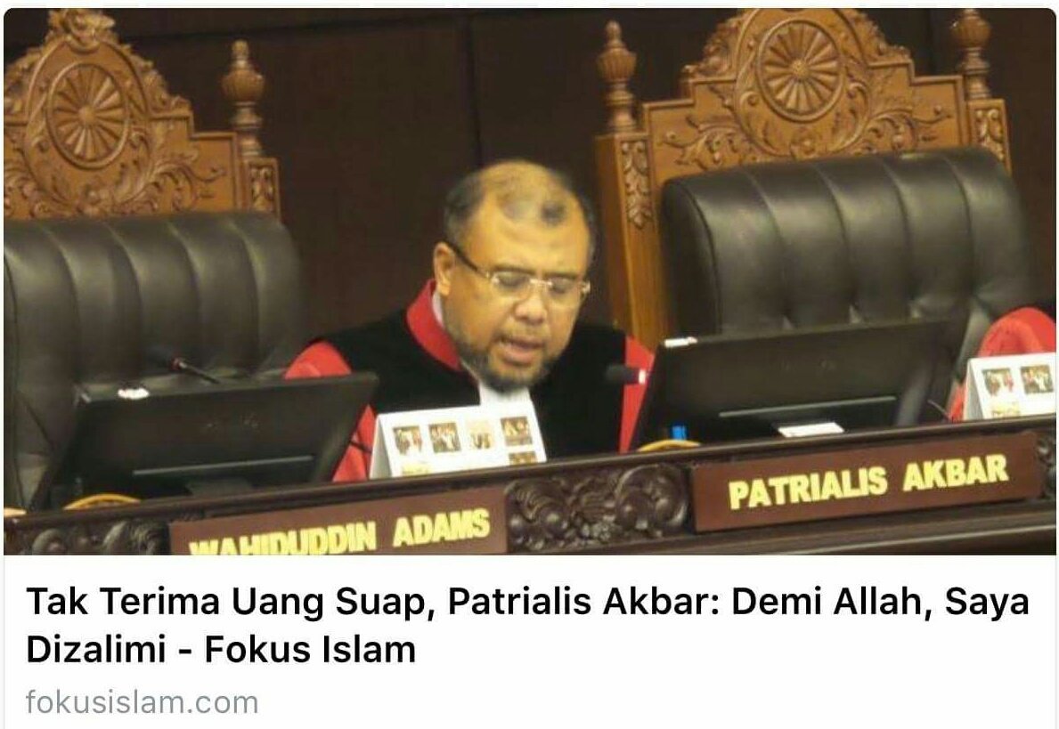 Abuhudzaifah82's tweet image. Patrialis Akbar: #Demi_Allah_Saya_Dizalimi !!!
Yang Percaya Pak Patrialis RT Please....