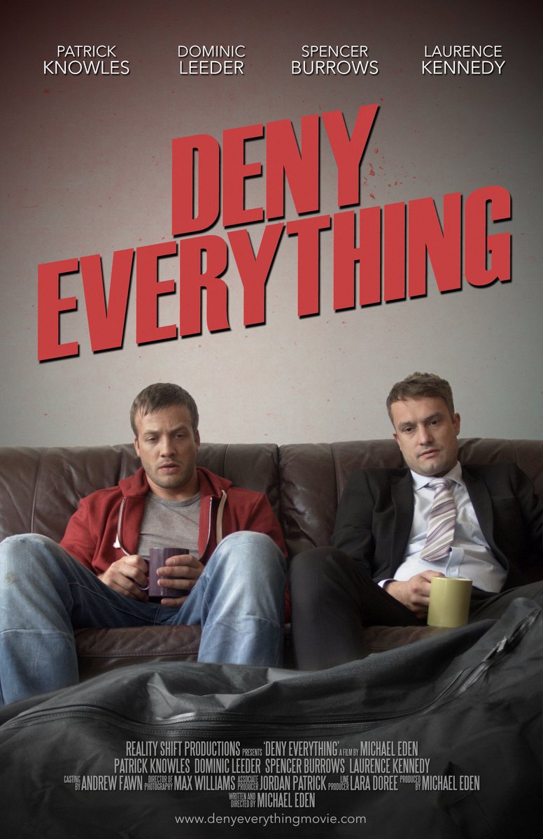DenyEverything's tweet photo. This #Friday, just #DenyEverything - #IndieFilm #ComedyFilm #BritishFilm #Filmmaking #Filmmaker #SupportIndieFilm. https://t.co/mEw1qkVjiH