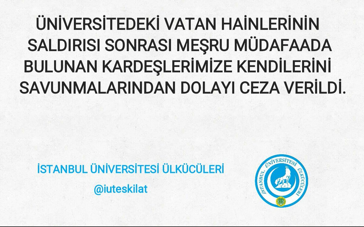 "ONURlarımıza Adalet"
HAKKIMIZI ARIYORUZ.
@RektorMahmutAk