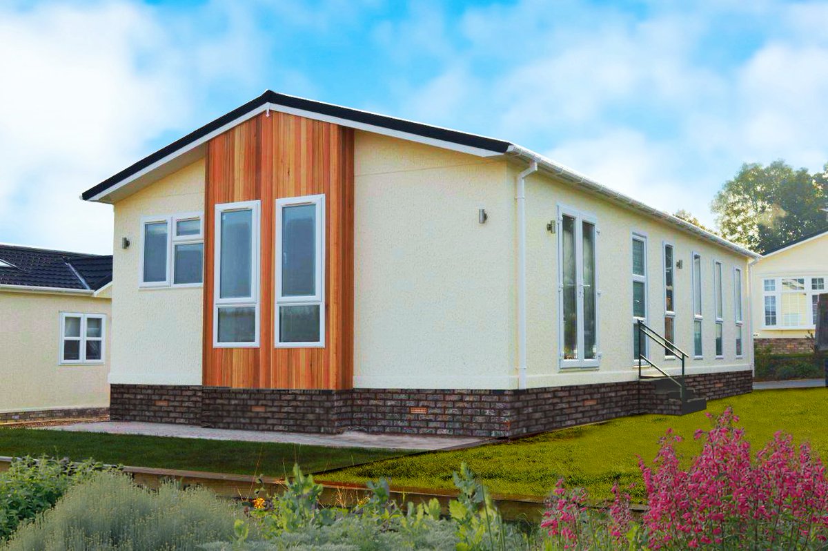 The Meadow-Wood luxury home has a modern contemporary finish with rendered exterior w... goo.gl/p18o94