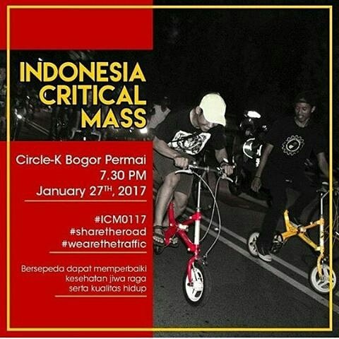 Yang mau #ICM0117 tetep bersepeda dgn aman yaa.. tetap saling hargai sesama pengguna jalan.. pulang selamat smp rumah 😊 #wearethetraffic