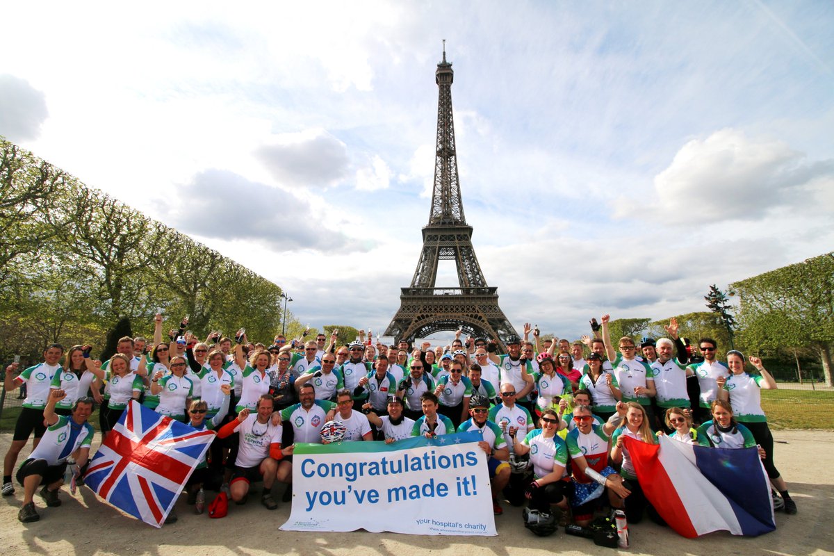 Just 3 months until our cyclists set off for #Bristol2Paris! Please look out for fundraising events across the city &amp; show your support!