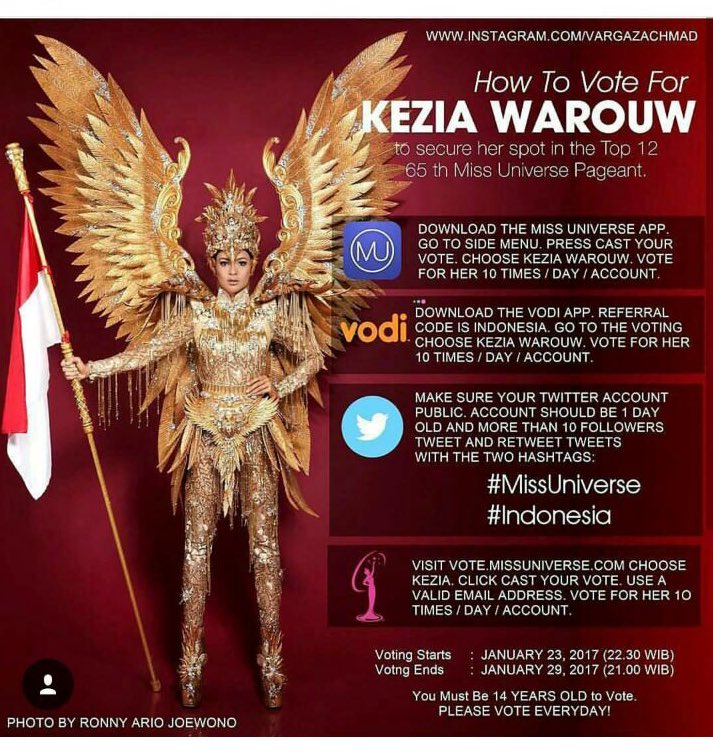 DA2_Ridho's tweet image. Yuk saling retwit yahhh teman teman 
#missuniverse #indonesia
Smoga indonesia menang