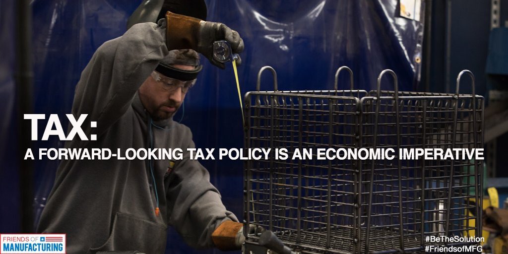 steelwire's tweet image. Tax reform now will allow USA #manufacturing to hire more since we will win more orders Average factory wages $77,000/year @ShopFloorNAM