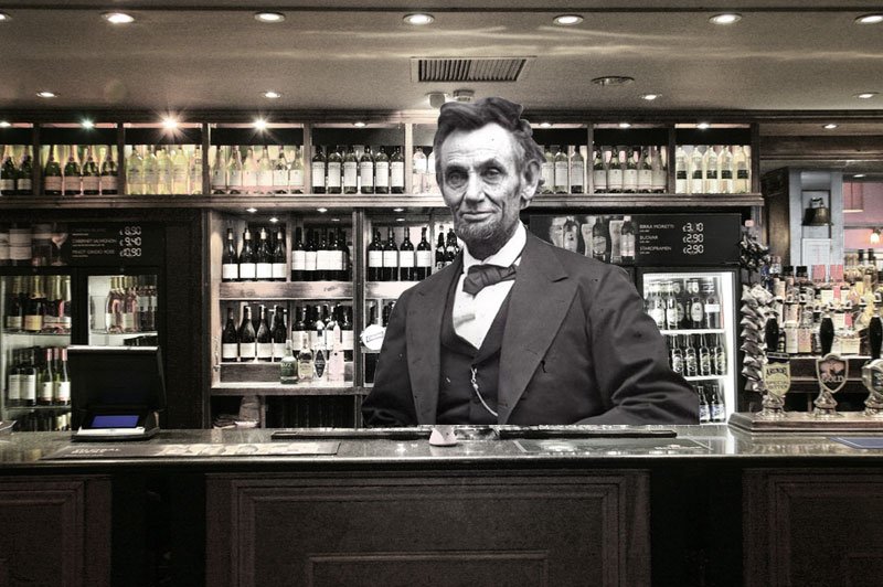 Stan Melton Twitter पर: "FUN #BartenderInChief FACT: Abraham Lincoln was a  licensed bartender and part owner of a saloon in Illinois.  https://t.co/slcuPLmPot" / Twitter