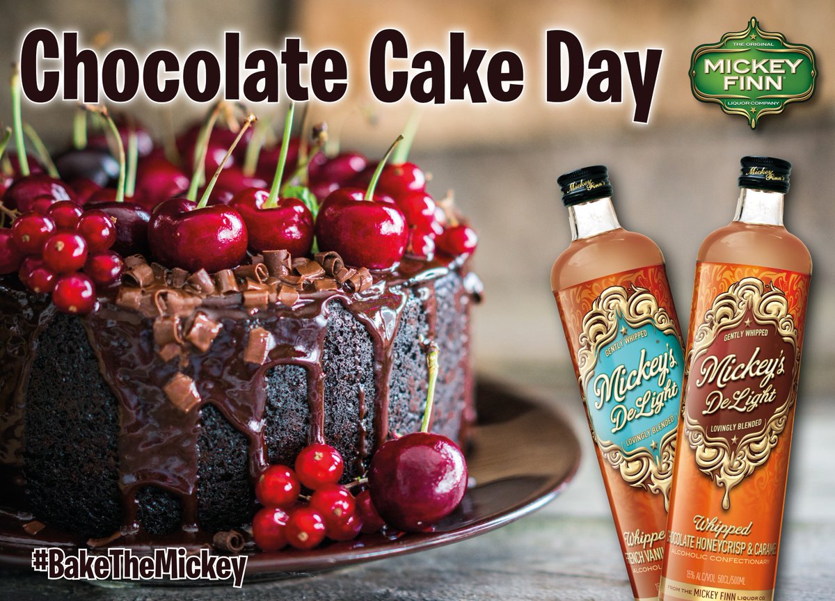 MickeyFinnLqr's tweet image. It's #NationalChocolateCakeDay folks &amp;amp; we've got a choc-tastic comp for you. Enter to #WIN a bottle of chocolate. LIKE, RT &amp;amp; TAG a pal ;).
