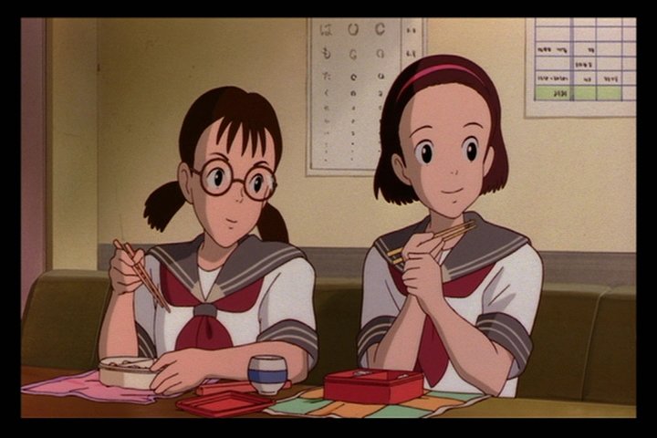 キャッスル ジブリフリーク En Twitter 右の女の子の名前は 絹代 で 原作にも登場しています 左の女の子の 名前は ナオ で 原作には登場しない映画オリジナルキャラです しかし 原作の続編 耳をすませば 幸せの時間 にはナオも登場します 耳をすませば