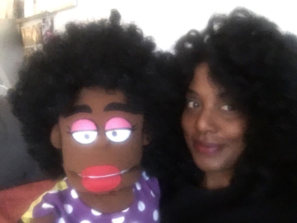 danaverde's tweet photo. Big hair, don't care. Naturalistas. #BlackGirlMagic #urbanpuppets #3ckmedia #2BGs https://t.co/1CXEg5QJ9K
