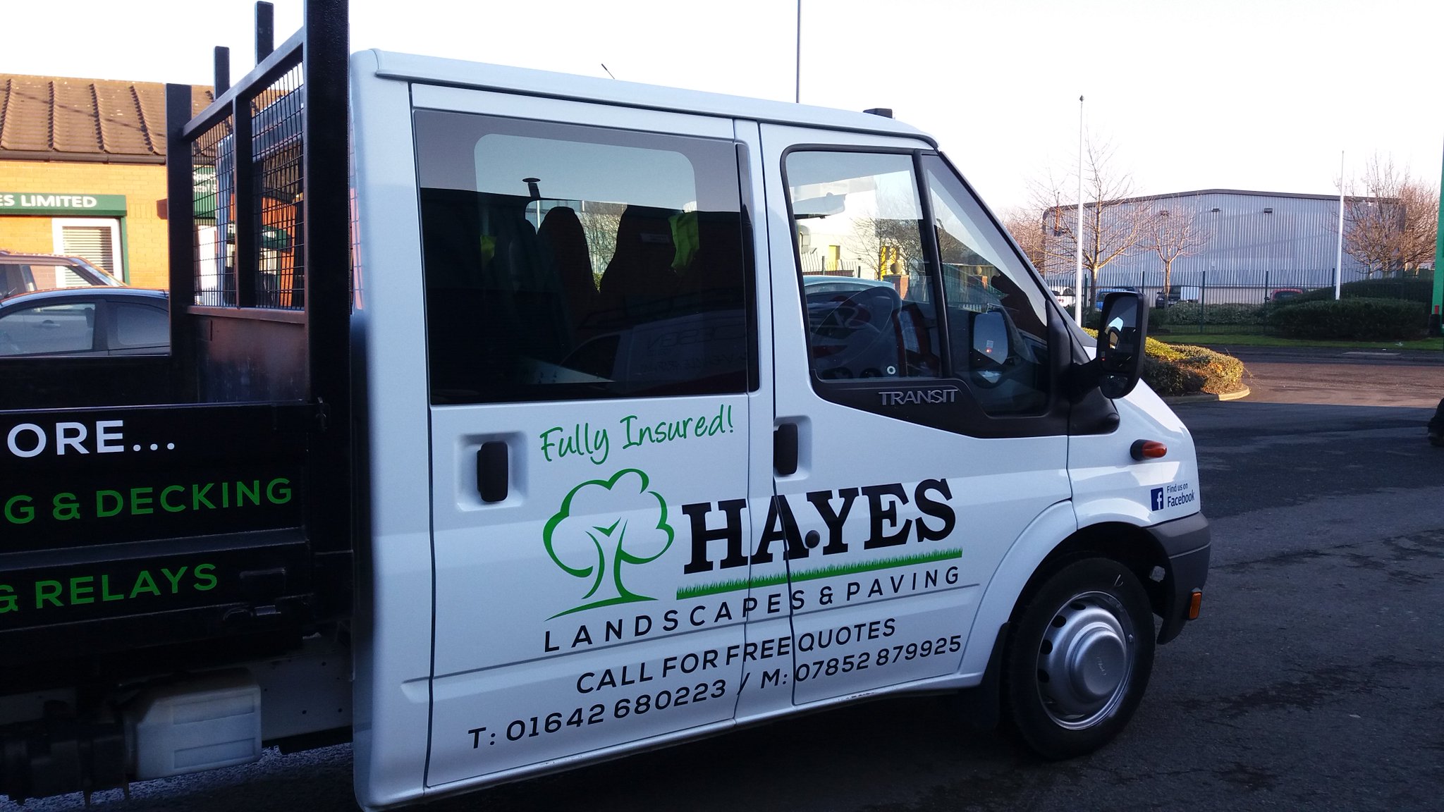 Sign Design GB Ltd on Twitter "Ford Transit Tipper with cut vinyl