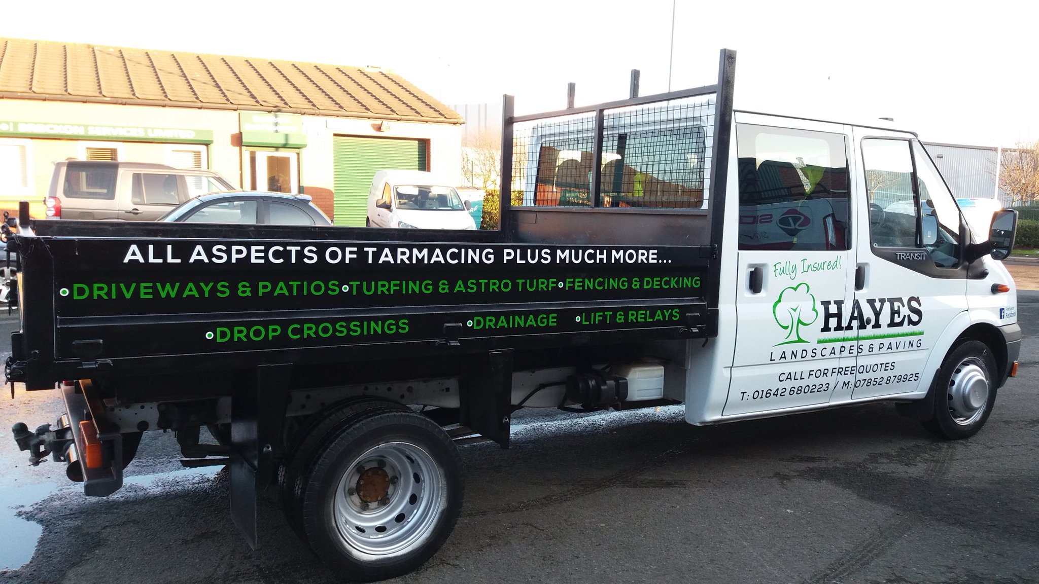 Sign Design GB Ltd on Twitter "Ford Transit Tipper with cut vinyl
