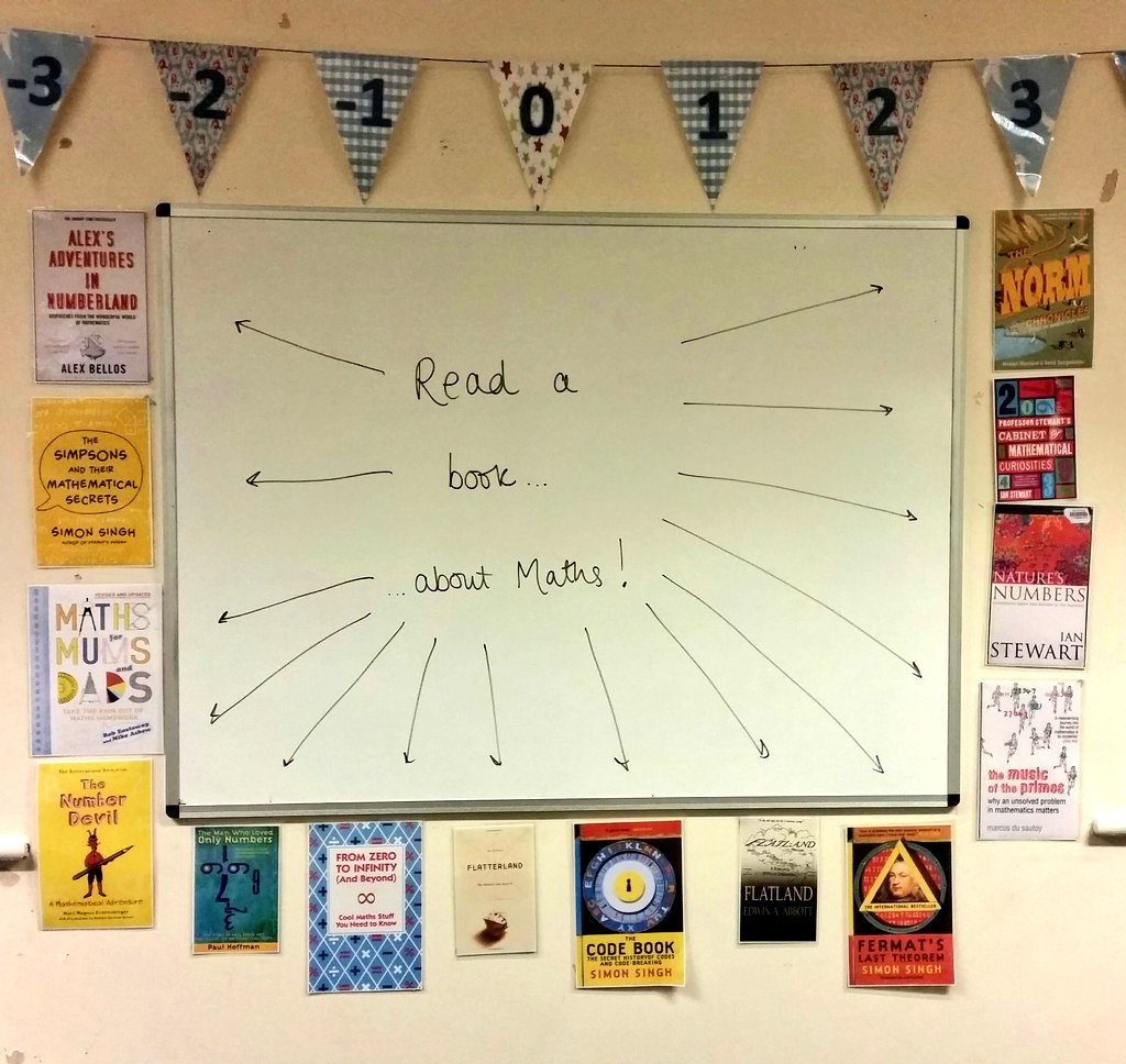 KingEdMaths's tweet photo. Get reading! Mrs Martin has some great books you can borrow, see her in M3. https://t.co/bnq05n9rdk