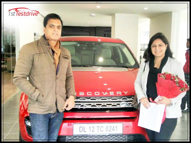 1sttestdrive's tweet photo. #Congratulations Mr. Rishi Sood, for# purchasing #LandRoverDiscovery Sport. It was pleasure assisting you, hope to serve you again. https://t.co/BmWLVXfkV1