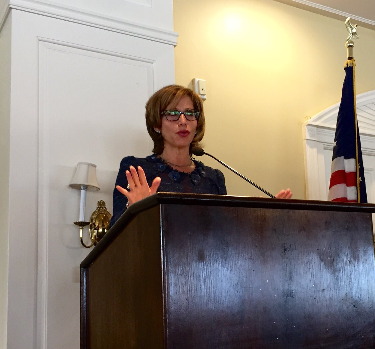 WeHartford's tweet photo. #WestHartford Mayor @Cantorshari says state of town is strong and will continue to be a leader for the region #weha https://t.co/zagi3YR1Mg https://t.co/nqtHvSciwL
