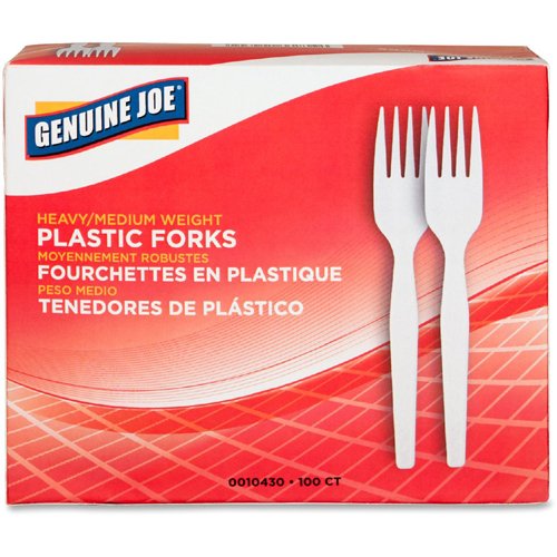 Broken fork or broken budget? With Genuine Joe, we have a heavy-weight plastic fork that doesn't break your budget! #getjoe # genuinejoe