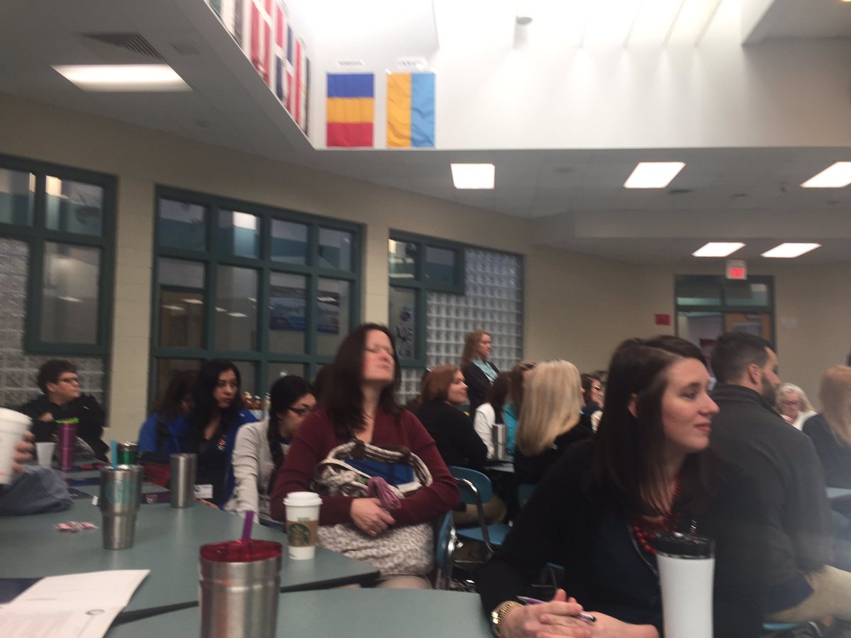 It's the start of an awesome day of PD at E. Clayton <a href="/EastClaytonElem/">East Clayton Elem</a> #engage2017 #joco2020