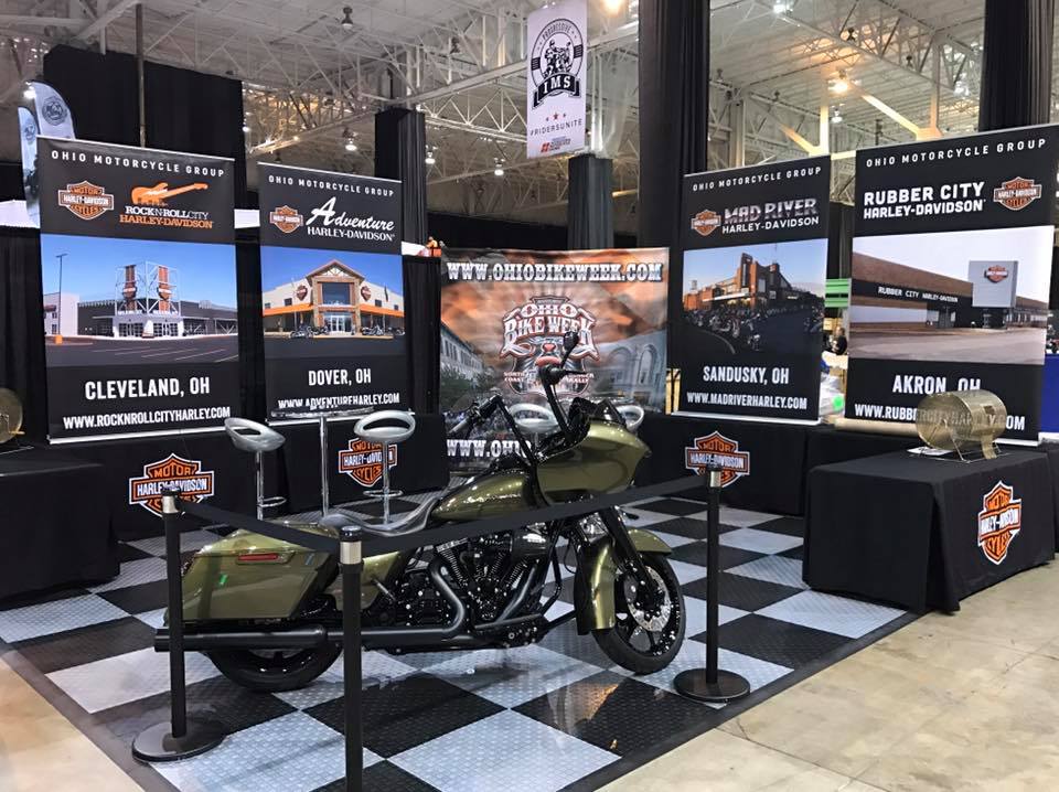 RubberCityHD's tweet photo. Come see us today through Sunday at the International Motorcycle Show in Cleveland! @harleydavidson @MotorcycleShows https://t.co/dyjfmvHNQ3 https://t.co/vD1TZ8IgEd