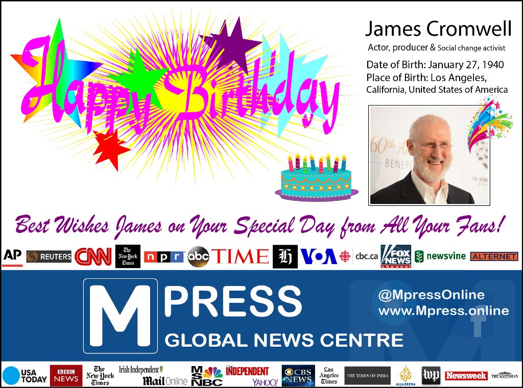 Happy Birthday James Cromwell Mpress Global News Centre 