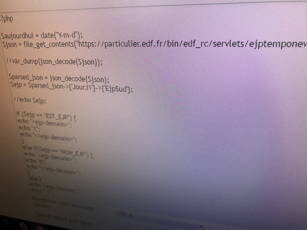 RBProNum's tweet image. Savoir si demain est un jour #EDF EJP directement sur votre box #Domotique et interagir en fonction.