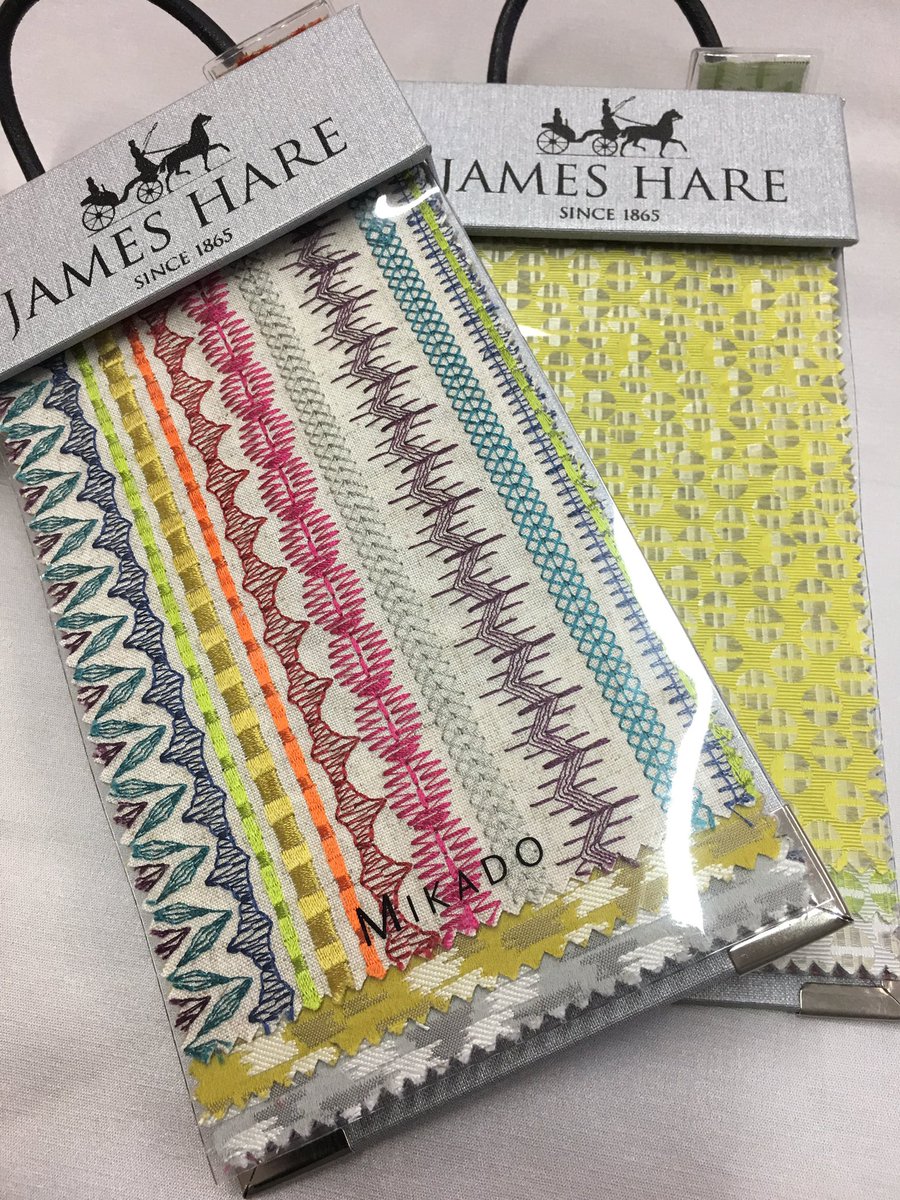 jackson_joanne's tweet photo. Love these! New collections from @jamesharefabric 
#mikado #solitaire #domino
💕💕 https://t.co/x4jWRekfmC