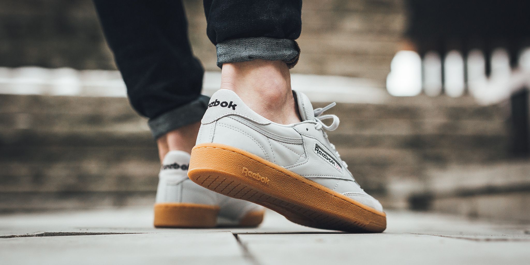 Titolo en Twitter: "NEW IN! Reebok Club C 85 Tdg - Skull Grey/Black/Canyon Red-Gum SHOP HERE: /