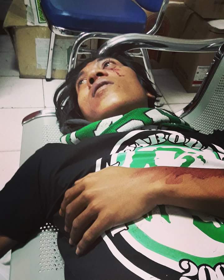 minta doa smga lekas smbuh dulur kita dr <a href="/BJabodetabek/">Bonek Jabodetabek</a> dhajar suporter maluku. cc @LBV_Tangsel <a href="/VikingTangSel_/">VIKING TNG SELATAN</a> <a href="/bonekcasuals/">#USUTTUNTAS</a> <a href="/Green_Nord27/">GREEN NORD 27</a>