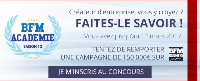 bfmbusiness's tweet photo. À toutes les pépites: vous avez jusqu'au 1er mars pour candidater à la #BFMAcademie ! ➡ https://t.co/gkJA5x1EcH https://t.co/QcIh0dcuzL