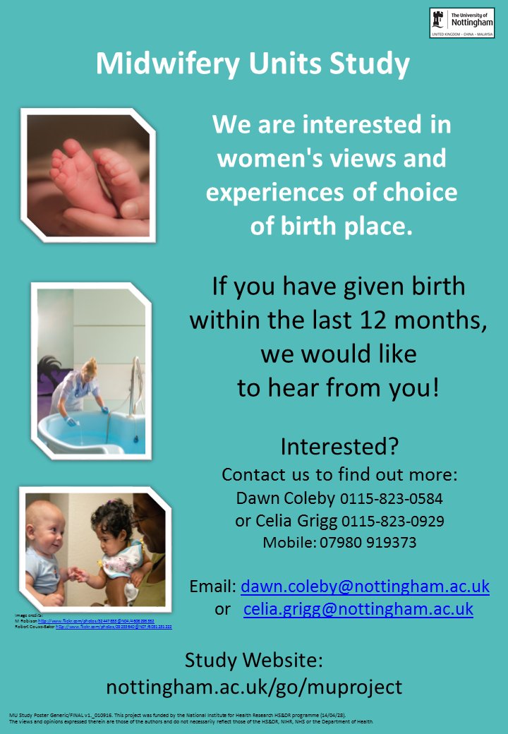 UoN_MUProject's tweet photo. Researchers out talking to Midwives in one of our case study sites today. They responded to our poster, have you seen it? https://t.co/sLL4H663pg