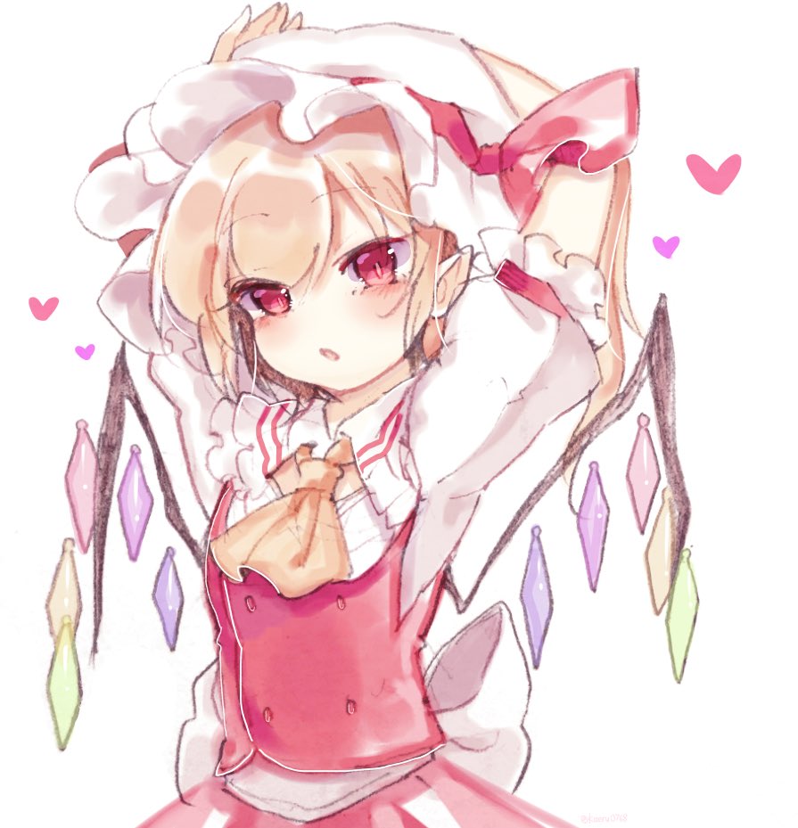 フランドール・スカーレット 「#深夜の真剣お絵描き60分一本勝負  ふらんちゃ? 」|そらに@春例え46aのイラスト
