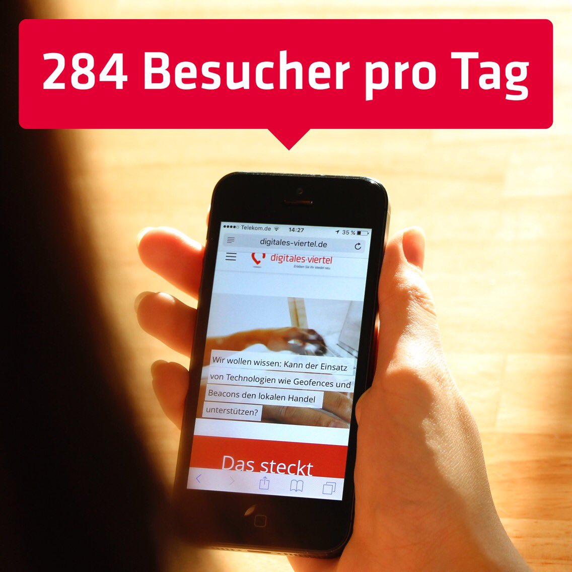 digitalviertel's tweet photo. Dank Beacons wissen wir, dass fast 300 Besucher pro Tag den Weg in lokale Geschäfte gefunden haben! #shopping #digitalesviertel #köln https://t.co/TqX5IzEahC