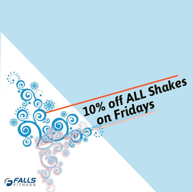 FallsFitnessWF's tweet photo. It's Friday and that means 10% off ALL shakes. #cityblends #shakes #HealthyLiving #HealthyEating #getyourpeanuts #theelvis #cleanliving https://t.co/nlmQGOjGyt