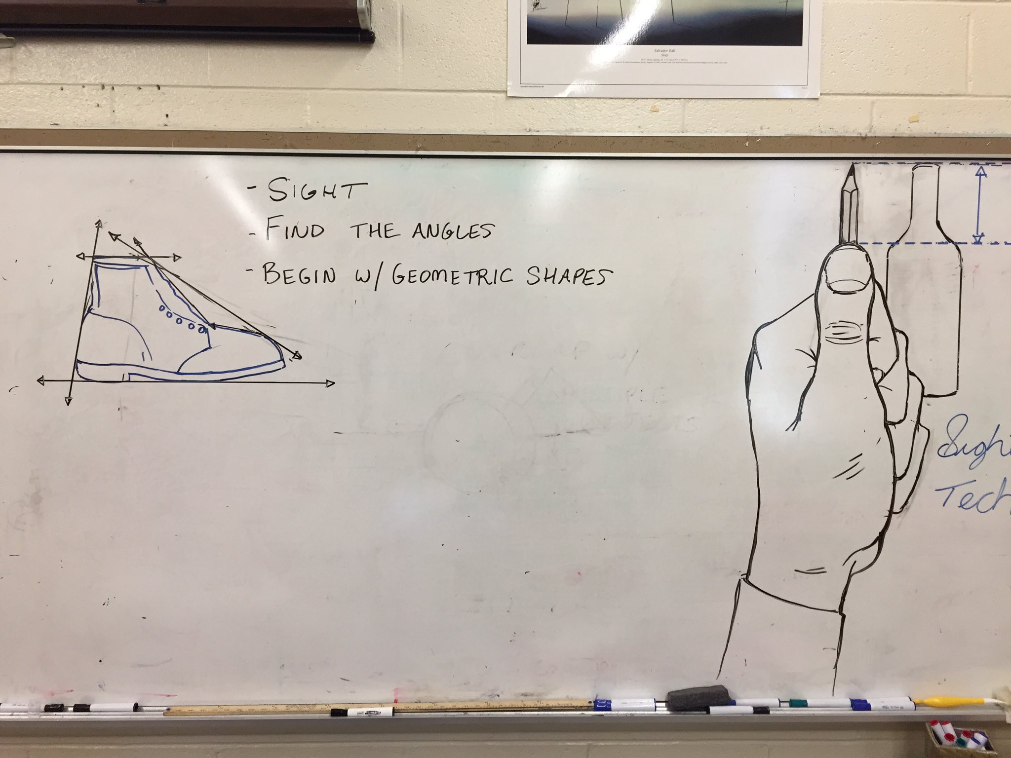 NCHS Art on Twitter "Observational drawing techniques using your