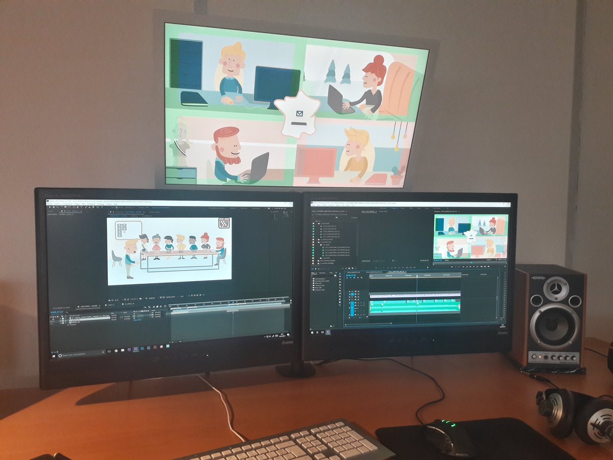 PramaxCreateurs's tweet photo. Ravis de travailler une nouvelle fois avec @Pioucube ! Création de personnages et de décors à découvrir prochainement 🎥
#motiondesign #lyon https://t.co/mlOmKePk0q
