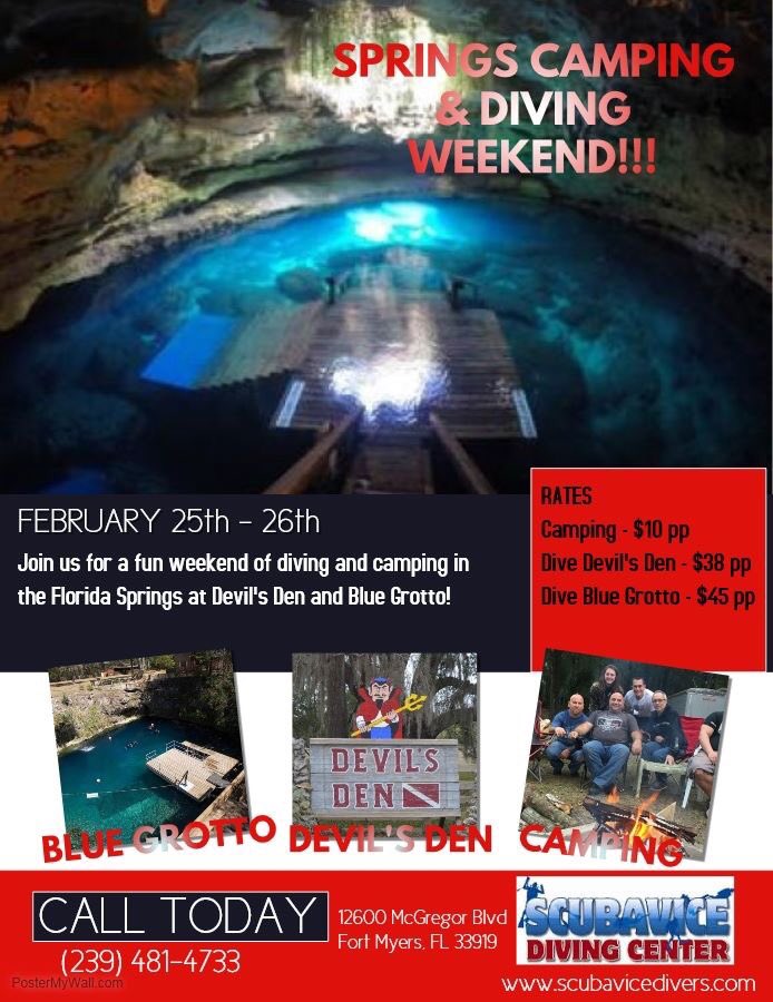 scubavicediving's tweet photo. Join us for a weekend of camping and diving in Feb! #scuba #scubadiving https://t.co/lQlhHboGVD