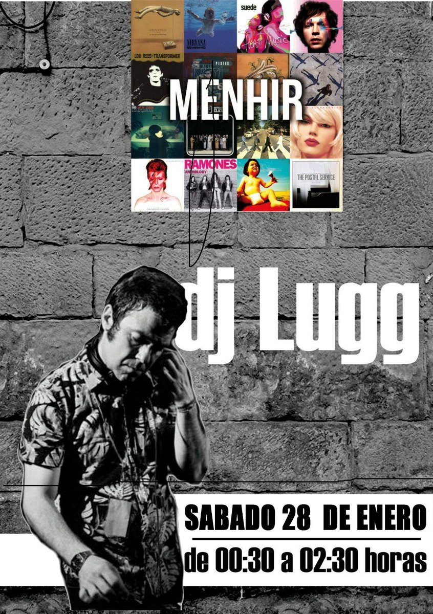 Mañana sábado fiestón con <a href="/LuggDj/">lugg dj</a> pinchando la mejor música en <a href="/menhirbarcopas/">menhir bar de copas</a> a BAILARRR MALDITOS