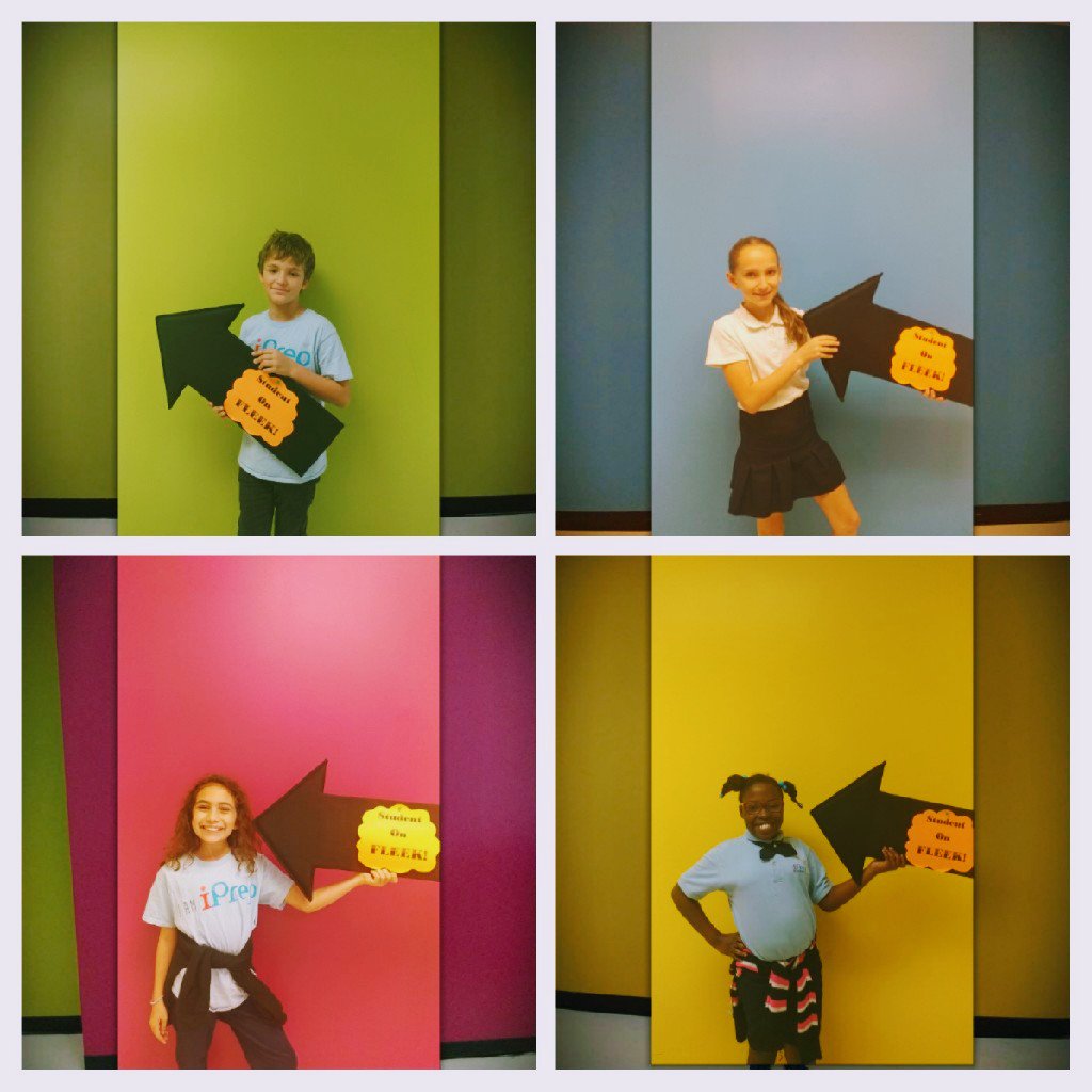 iPrep4thGrade's tweet photo. Congrats to our "Students on Fleek" of the week. They're great and can't be beat! @iPrepAcademy @PLC_iPREP #thatsmypod #studentonfleek https://t.co/lviJKFx3c6
