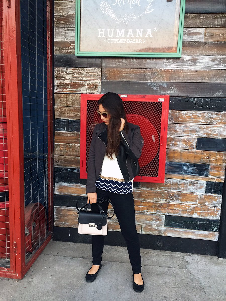 sofisticadedd's tweet photo. ❤I'm in love with this #look #fashionblogger #totalblack @hmchile @hm @Forever21 https://t.co/dzPhBAXdWL