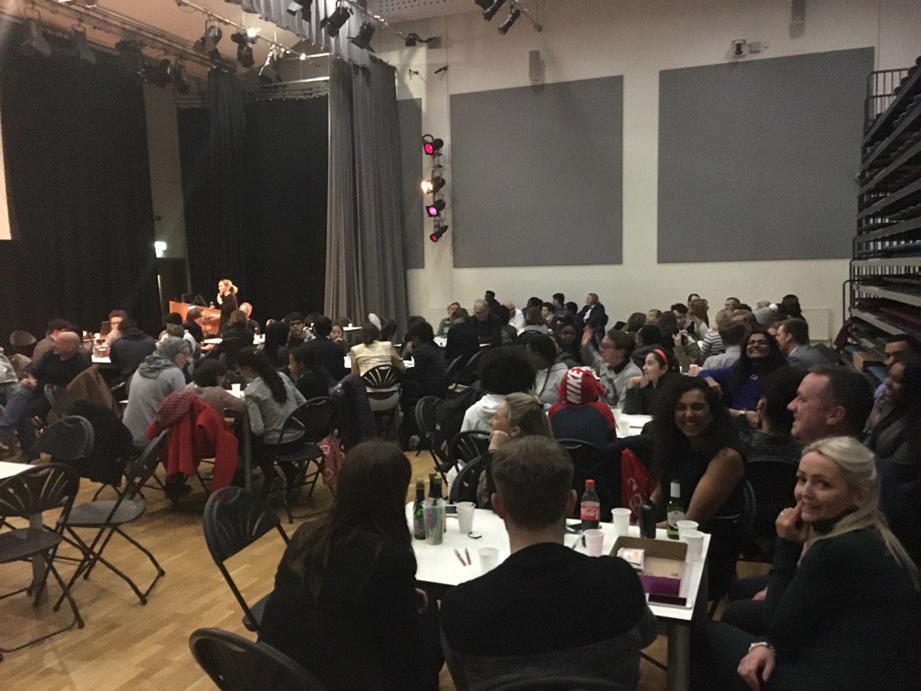 GaryKynaston's tweet photo. Quiz night at HA. What community spirit. Teasing questions &amp; nonsense knowledge. Great night @HammersmithAcad https://t.co/RKJX0I7BjJ