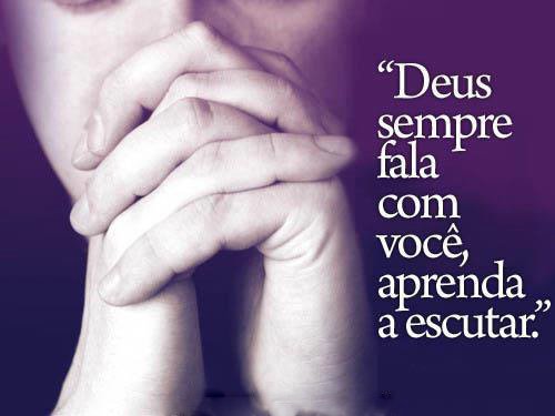 Existem muitos meios de Deus falar conosco. Um deles é a sua santa Palavra, que é viva e poderosa. Medite nela!